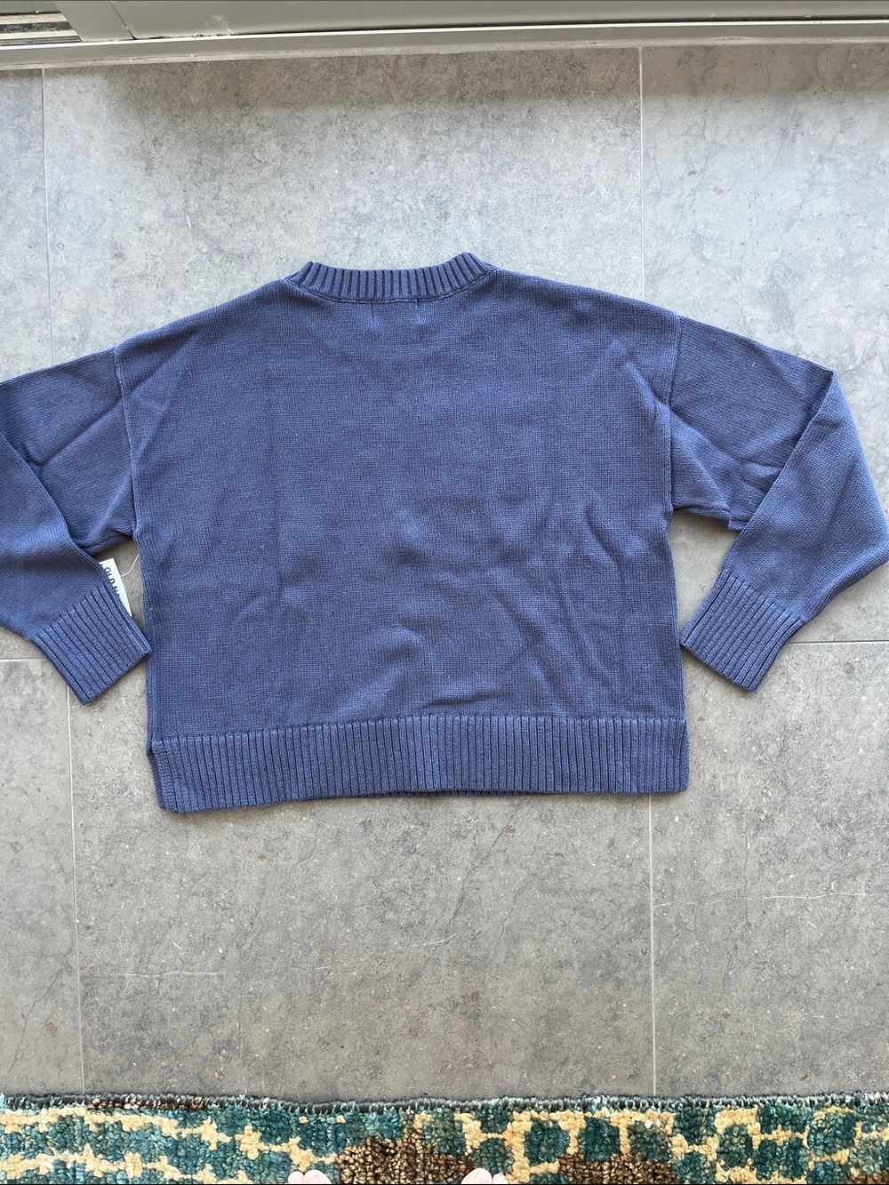 Old Navy Navy Sweater with Flag Motif - Picture 7 of 7